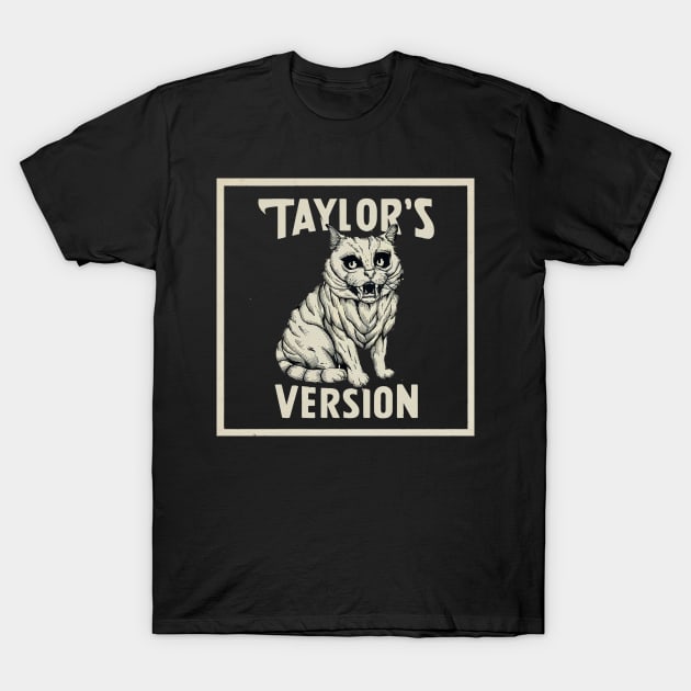 death metal taylors cat version T-Shirt by Aldrvnd